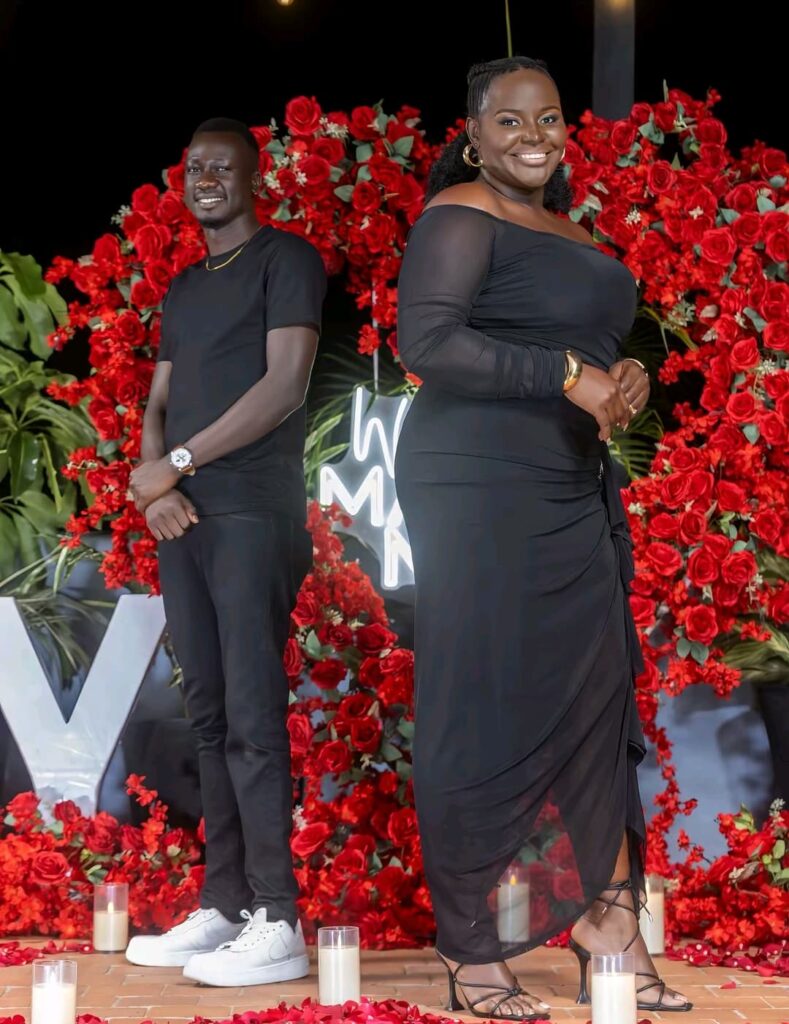 Dr. Hillary Okello proposes to his girlfriend.