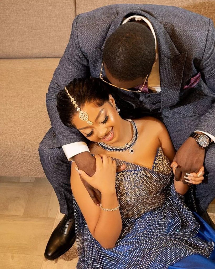 Ugandan TV host and former beauty queen Anita Fabiola has announced the birth of twins with husband Mark Ronald.