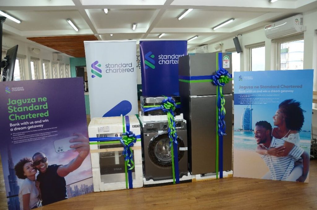 Standard Chartered offers prizes to boost savings culture.