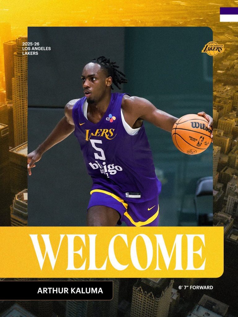 The 23-year-old forward earns a training camp spot with the 17-time NBA champions.