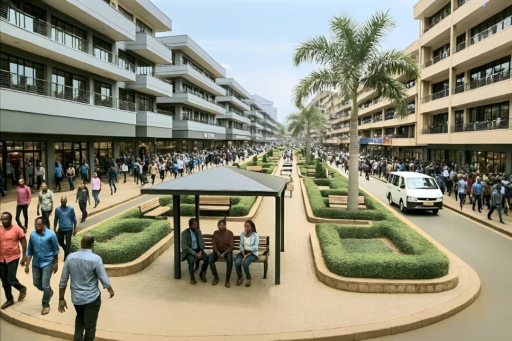 disputed Kampala drainage project.