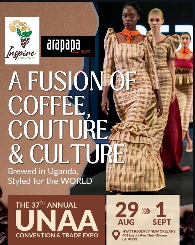 Ugandan diaspora gathers as coffee and fashion share stage at UNAA 2025.