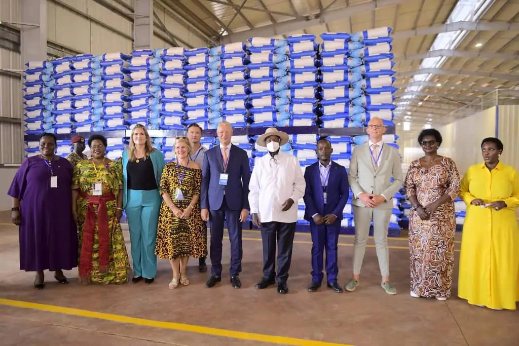 East Africa’s largest fish feed factory opens in Uganda.