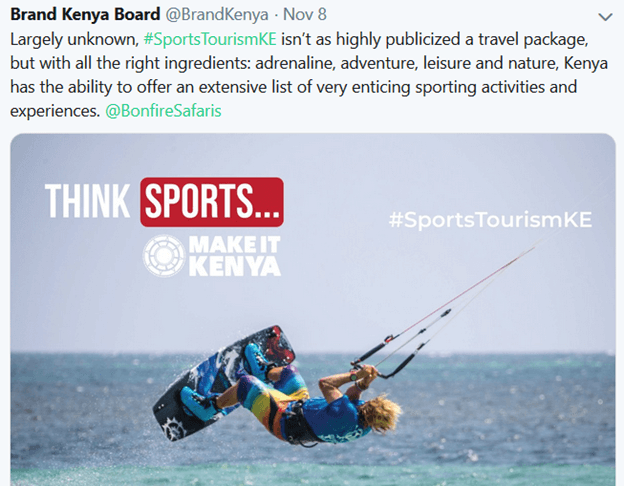 Brand Kenya Board on Sports Tourism in Kenya