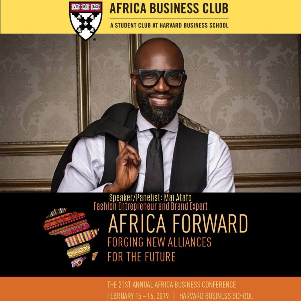 Mai Atafo Set To Speak At Harvard’s 21st Africa Business Club Conference