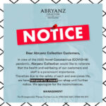 Coronavirus: Abryanz collection close stores