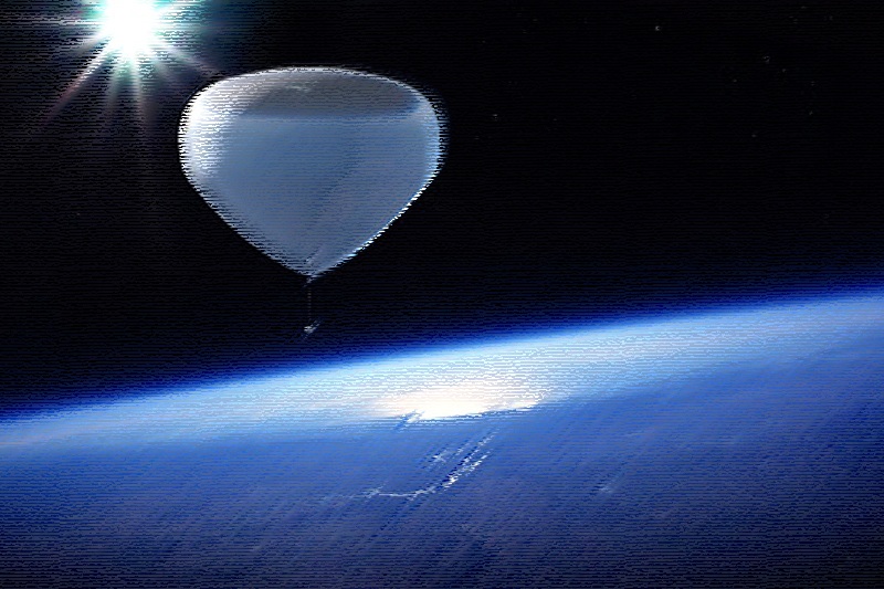 travel atmosphere from a hydrogen balloon