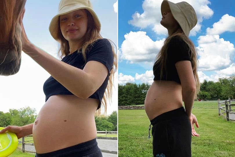 Gigi Hadid shows off baby bump
