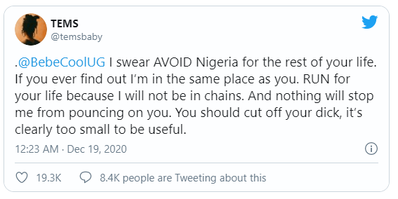 Capture bebe cool with tems avoid nigeria (1)