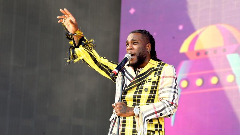 Burna Boy performs at the Grammy Awards premiere (1)