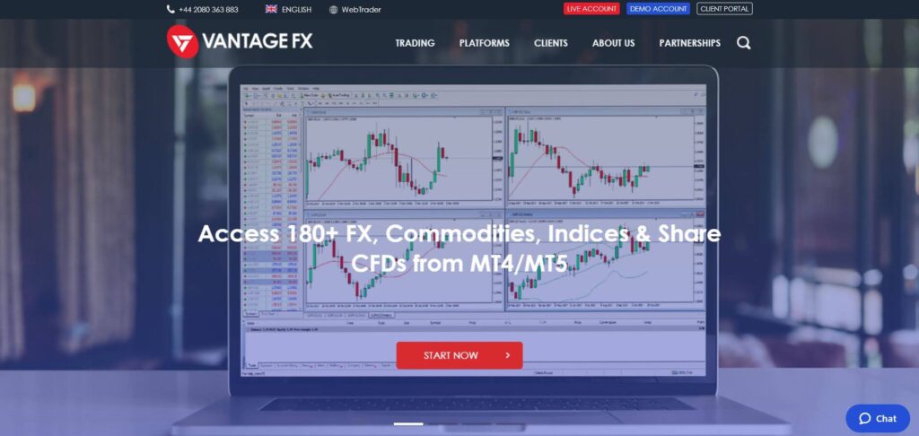 trading with Vantage FX