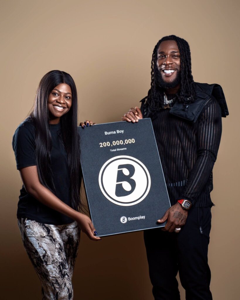 burna boy on Boomplay (1)