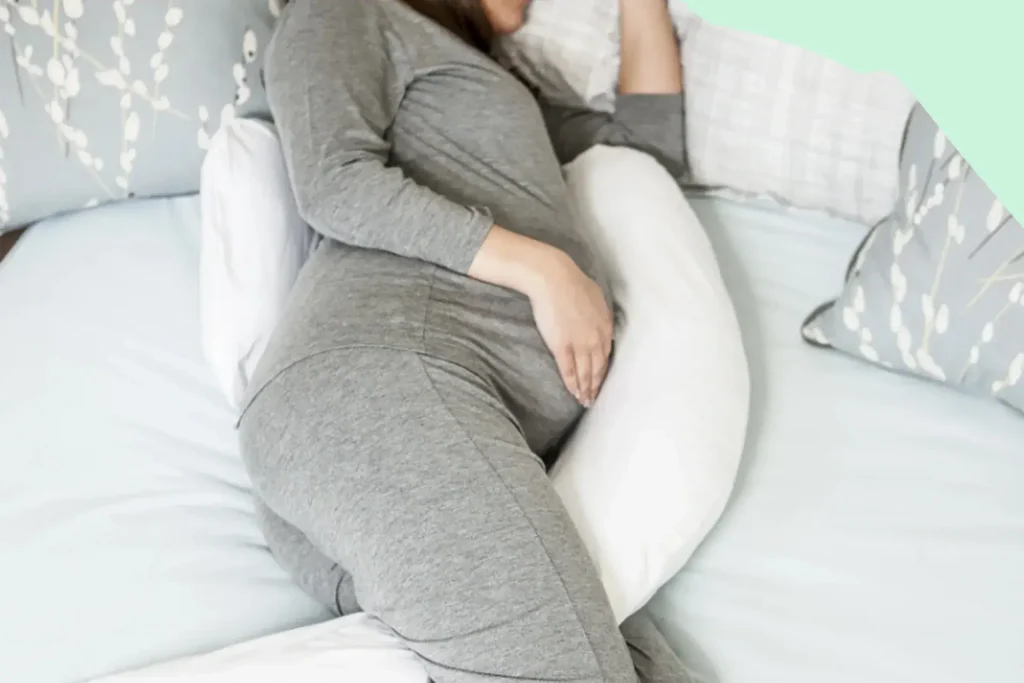 pregnancy pillows are usually made of a thick