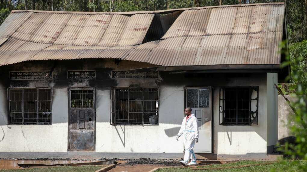 11 killed in fire at Uganda school for blind