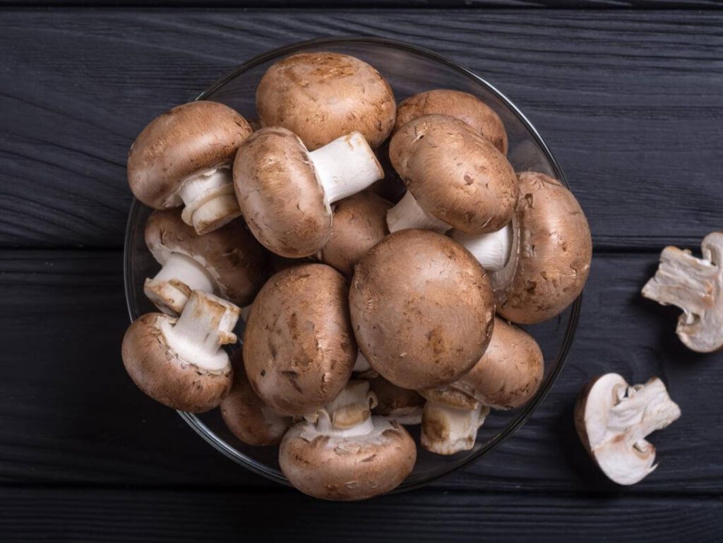 Mushrooms vegan sources