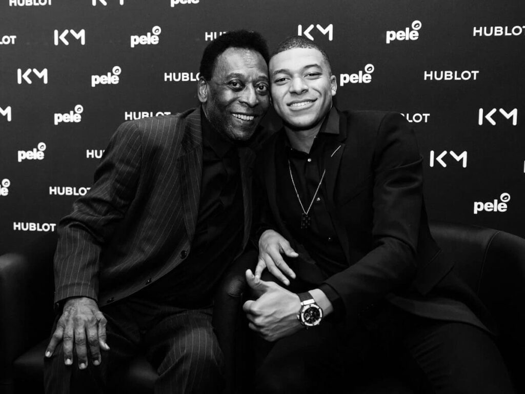 Kylian Mbappe with Pele (1)