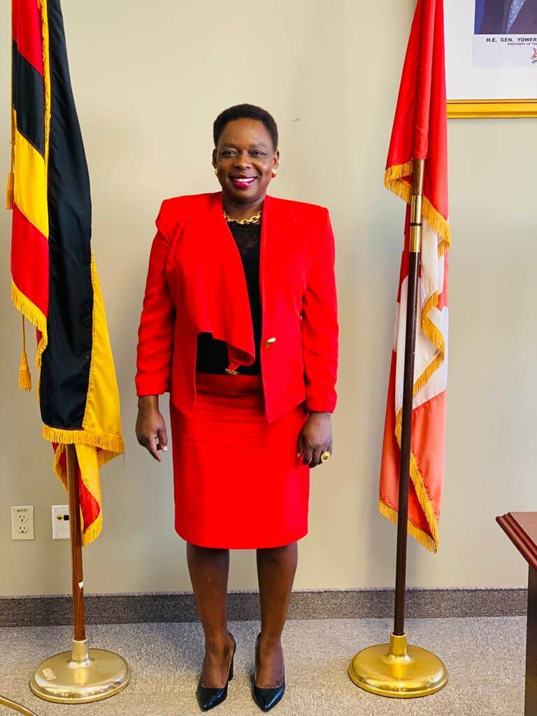 Joy Ruth Aceng vies for UPC flag in Kole amid return from diplomatic dispute.