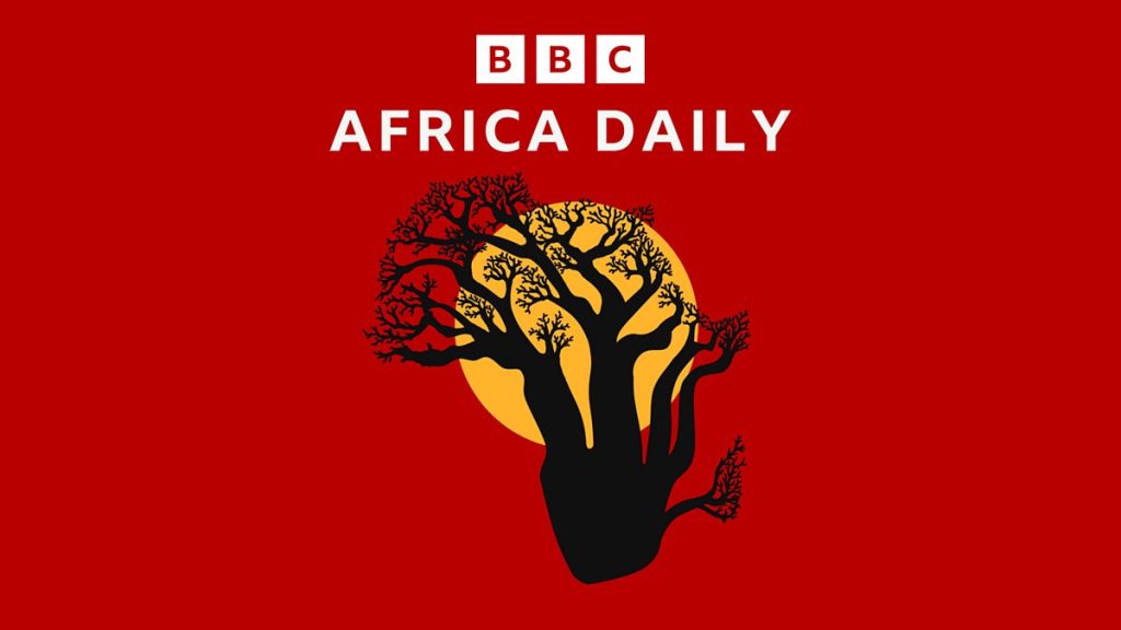 Africa Daily host Alan Kasujja records final episode.