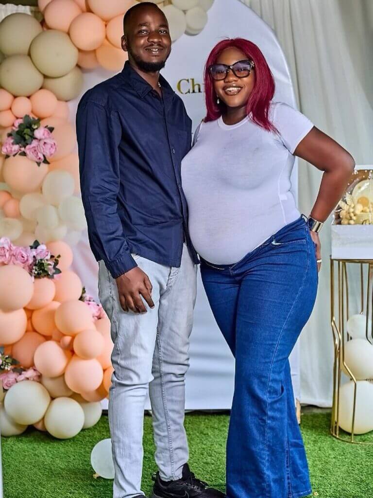 Martha Mukisa shares photos of her baby with husband Moses.