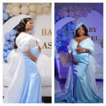 Bad Black stuns in maternity shoot.
