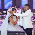 Baby Gloria completes marriage journey with Kampala church wedding.