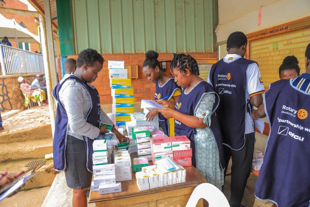 Marking 60 years since its dfcu founding with health camp.